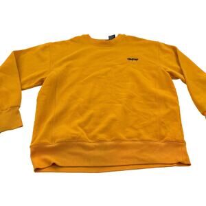 Starter vintage yellow men's medium cotton blend crew neck casual sweatshirt